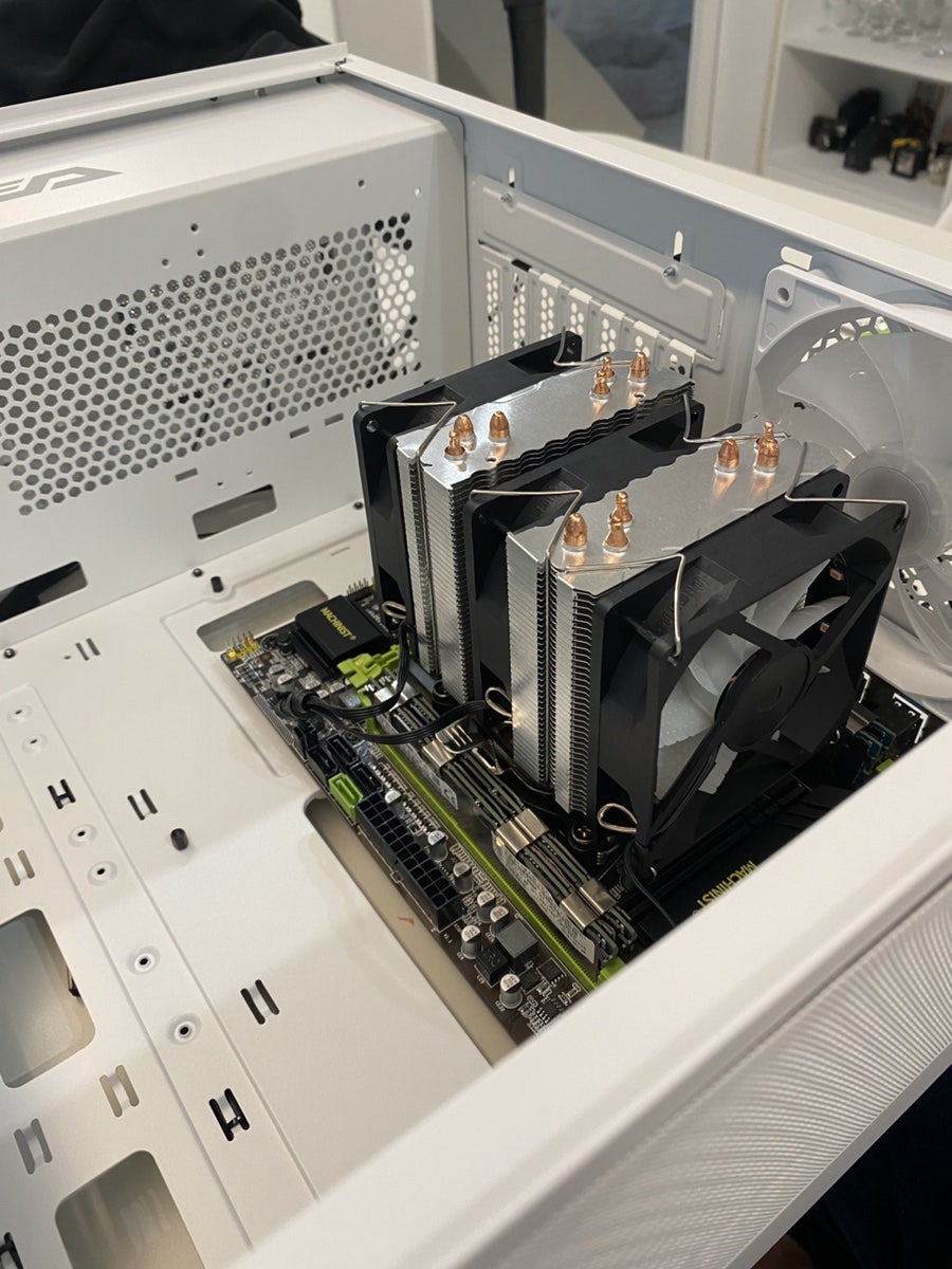 중고 서버 부품 PC 조립 과정 14