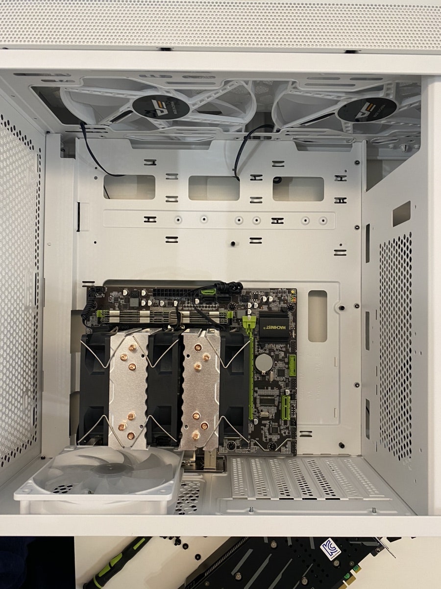 중고 서버 부품 PC 조립 과정 15