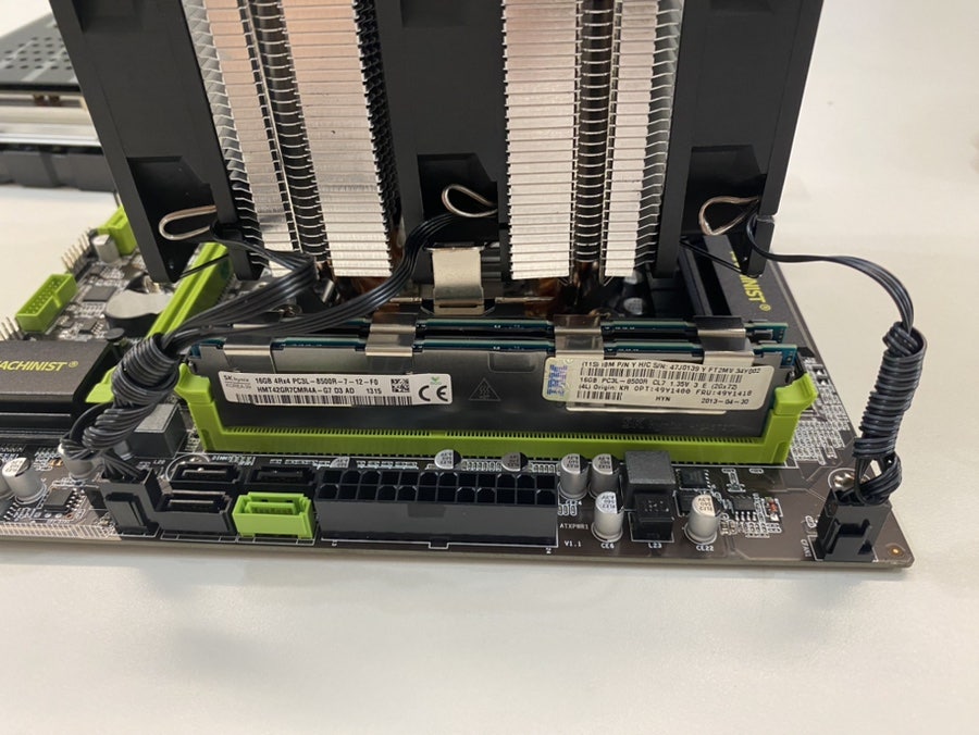 중고 서버 부품 PC 조립 과정 6